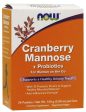 NOW Foods Cranberry Mannose + Probiotics - 24 packets Sale