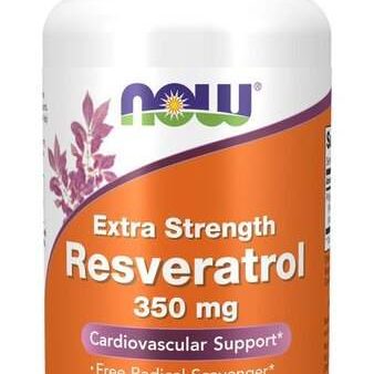 NOW Foods Resveratrol, Extra Strength 350mg - 60 vcaps on Sale