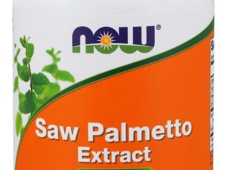 NOW Foods Saw Palmetto Extract with Pumpkin Seed Oil and Zinc, 80mg - 90 softgels Online