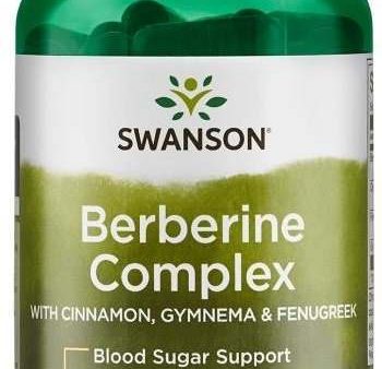 Swanson Berberine Complex with Cinnamon, Gymnema & Fenugreek - 90 vcaps Discount