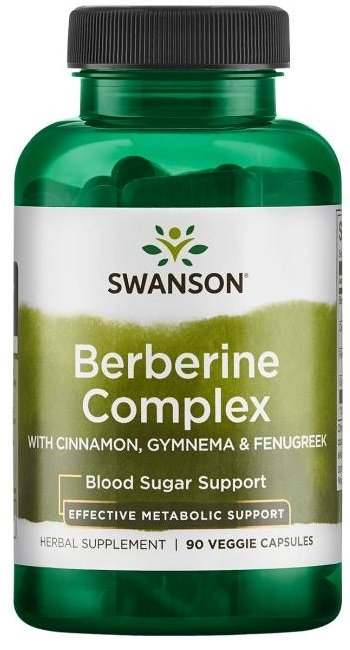 Swanson Berberine Complex with Cinnamon, Gymnema & Fenugreek - 90 vcaps Discount