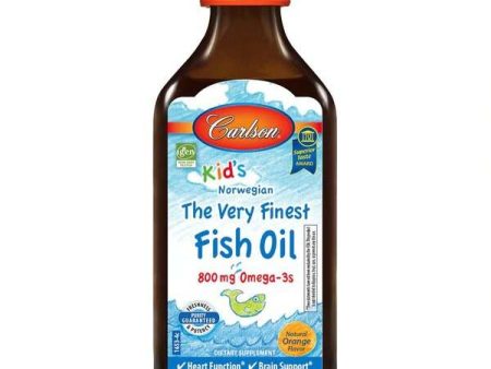 Carlson Labs Kid s The Very Finest Fish Oil, 800mg Natural Orange - 200 ml Online