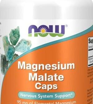 NOW Foods Magnesium Malate Caps - 180 vcaps Supply