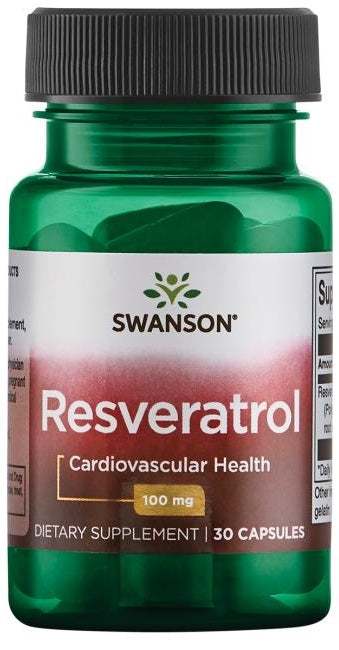 Swanson Resveratrol, 100mg - 30 caps on Sale