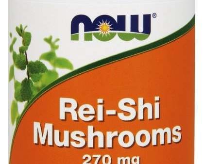 NOW Foods Rei-Shi Mushrooms, 270mg - 100 vcaps Online Sale