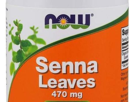 NOW Foods Senna Leaves, 470mg - 100 vcaps Sale