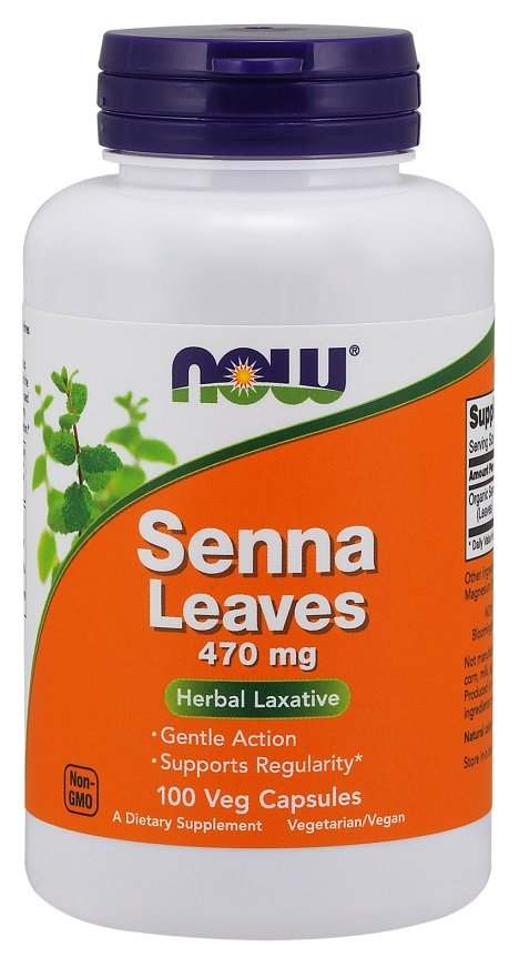 NOW Foods Senna Leaves, 470mg - 100 vcaps Sale