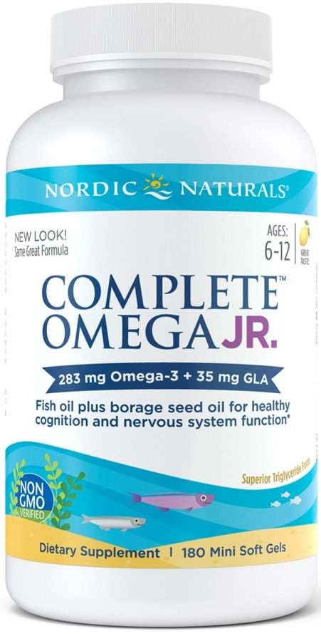 Nordic Naturals Complete Omega Junior, 283mg Lemon - 180 mini softgels Online