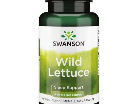 Swanson Wild Lettuce, 450mg - 60 caps Sale