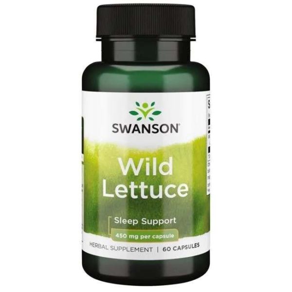 Swanson Wild Lettuce, 450mg - 60 caps Sale