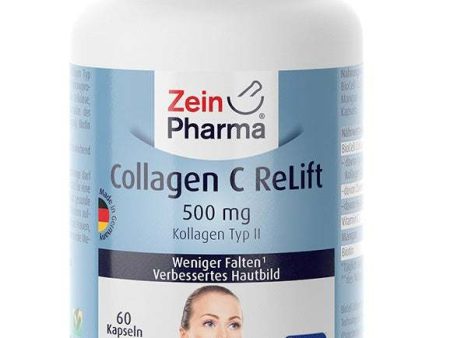 Zein Pharma Collagen C ReLift, 500mg - 60 caps Hot on Sale