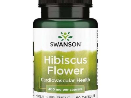 Swanson Hibiscus Flower, 400mg - 60 caps Online Sale