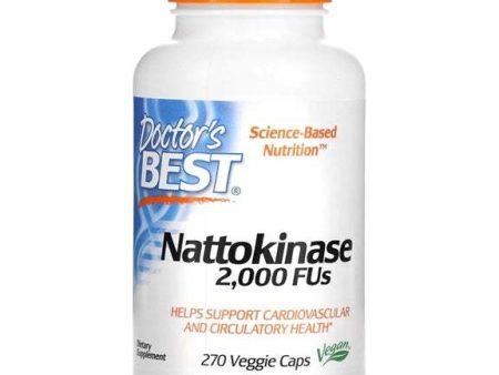 Doctor s Best Nattokinase, 2000 FUs - 270 vcaps on Sale