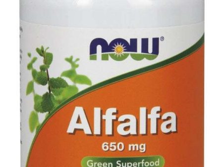 NOW Foods Alfalfa, 650mg - 250 tablets on Sale