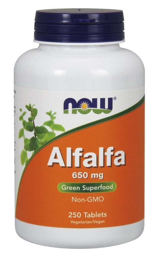 NOW Foods Alfalfa, 650mg - 250 tablets on Sale