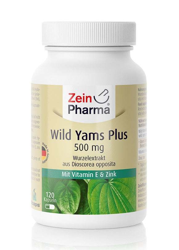 Zein Pharma Wild Yams Plus, 500mg - 120 caps on Sale