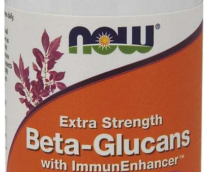 NOW Foods Beta-Glucans with ImmunEnhancer, Extra Strength - 60 vcaps Online now