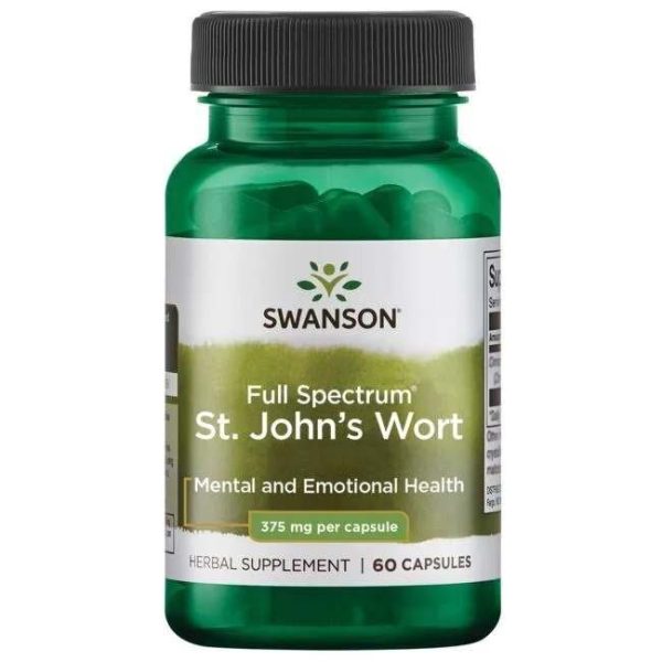 Swanson St John s Wort, 375mg - 60 caps Online Sale