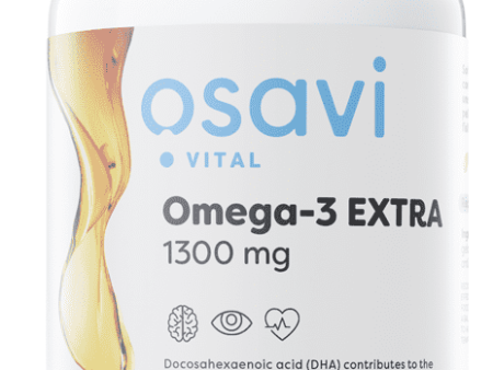 Osavi Omega-3 Extra Molecularly Distilled, 1300mg (Lemon) - 120 softgels Fashion