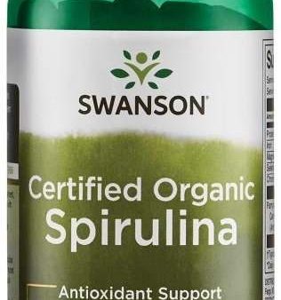 Swanson Spirulina Organic - 180 tablets Hot on Sale