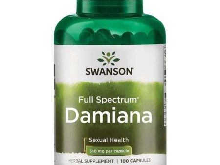 Swanson Damiana, 510mg - 100 caps For Discount