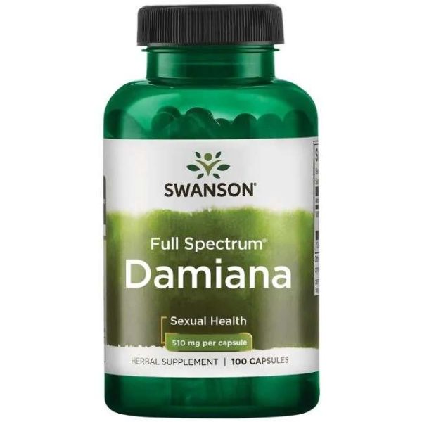 Swanson Damiana, 510mg - 100 caps For Discount