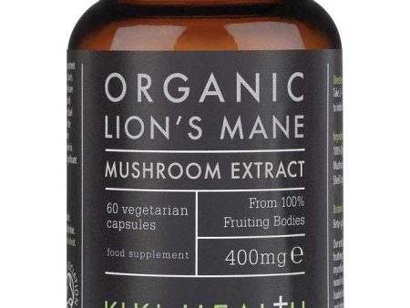 KIKI Health Lion s Mane s Extract Organic, 400mg - 60 vcaps Online Hot Sale