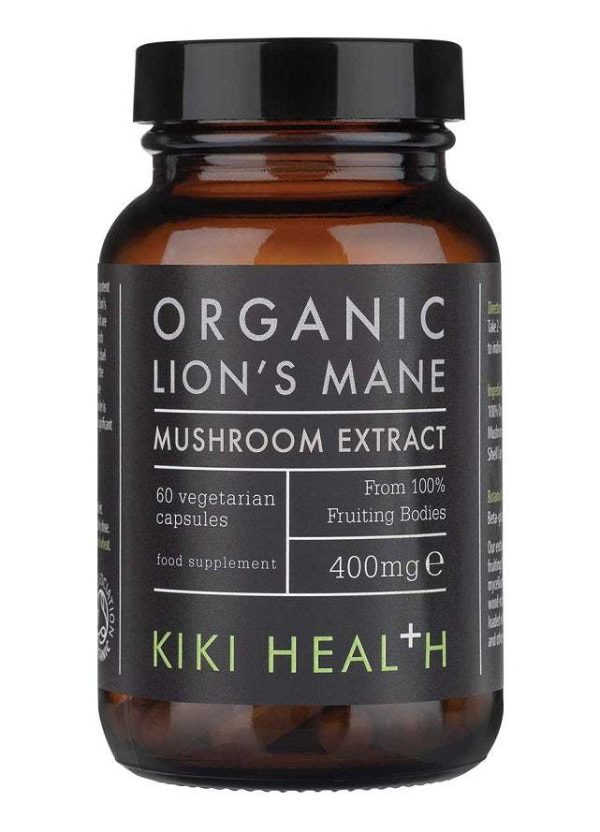 KIKI Health Lion s Mane s Extract Organic, 400mg - 60 vcaps Online Hot Sale