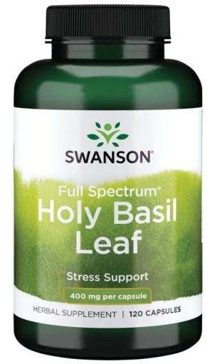 Swanson Holy Basil Leaf, 400mg - 120 caps Online now