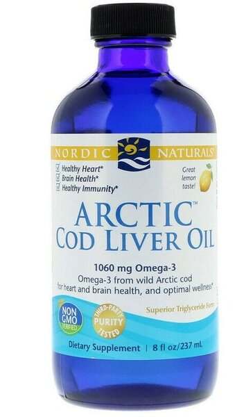 Nordic Naturals Arctic Cod Liver Oil, 1060mg Lemon - 237 ml For Cheap