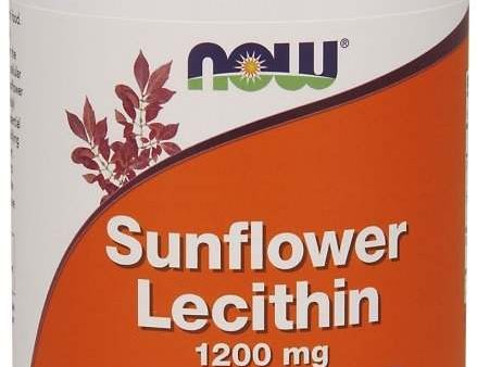 NOW Foods Sunflower Lecithin, 1200mg - 200 softgels Fashion