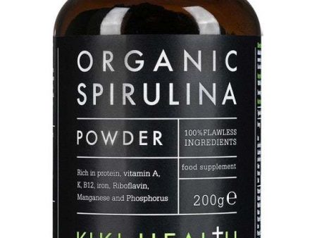 KIKI Health Spirulina Organic, Powder - 200 grams Online Hot Sale