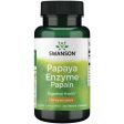 Swanson Papaya Enzyme Papain, 100mg - 90 vcaps For Discount