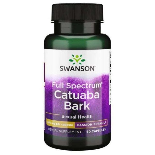 Swanson Full Spectrum Catuaba Bark, 465mg - 60 caps For Sale