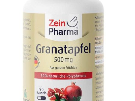 Zein Pharma Pomegranate, 500mg - 90 caps Supply