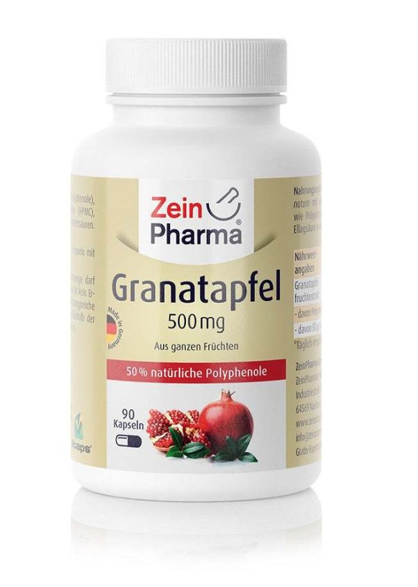 Zein Pharma Pomegranate, 500mg - 90 caps Supply