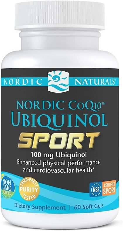 Nordic Naturals Nordic CoQ10 Ubiquinol Sport, 100mg - 60 softgels Hot on Sale