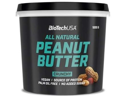 BioTechUSA Peanut Butter, Crunchy - 1000 grams Online