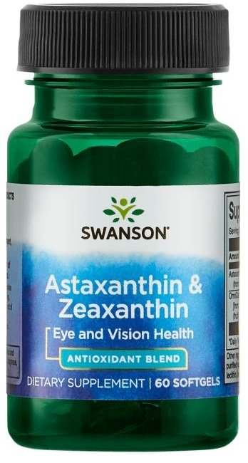 Swanson Astaxanthin & Zeaxanthin - 60 softgels Hot on Sale