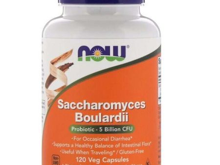 NOW Foods Saccharomyces Boulardii - 120 vcaps Discount