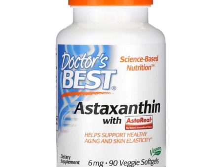 Doctor s Best Astaxanthin with AstaReal, 6mg - 90 veggie softgels Discount