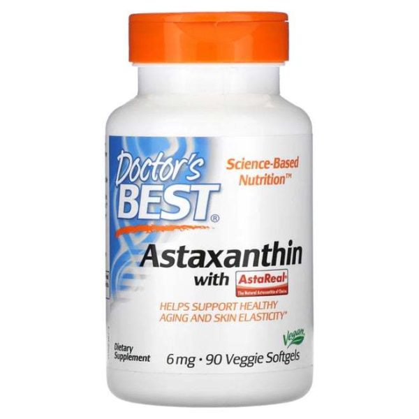 Doctor s Best Astaxanthin with AstaReal, 6mg - 90 veggie softgels Discount