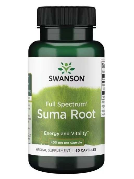 Swanson Full Spectrum Suma Root, 400mg - 60 caps Hot on Sale