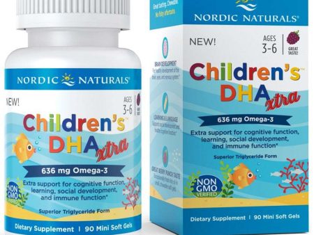 Nordic Naturals Children s DHA Xtra Fish Oil, 636mg Berry Punch - 90 mini softgels Online