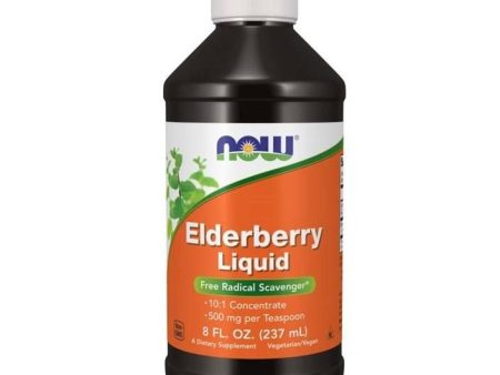 NOW Foods Elderberry, Liquid - 237 ml Discount