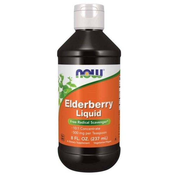 NOW Foods Elderberry, Liquid - 237 ml Discount