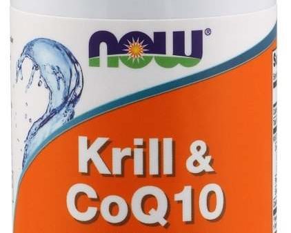 NOW Foods Krill & CoQ10 - 60 softgels Hot on Sale