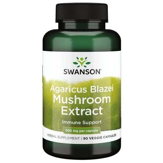 Swanson Agaricus Blazei Mushroom Extract, 500mg - 90 vcaps Supply