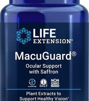 Life Extension MacuGuard Ocular Support with Saffron - 60 softgels Hot on Sale