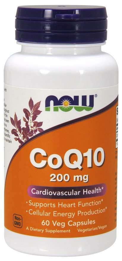 Now Foods CoQ10 200mg 60 VCAPS Online Hot Sale